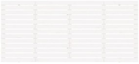 vidaXL Κεφαλάρι Τοίχου Λευκό 166x3x91,5 εκ. από Μασίφ Ξύλο Πεύκου