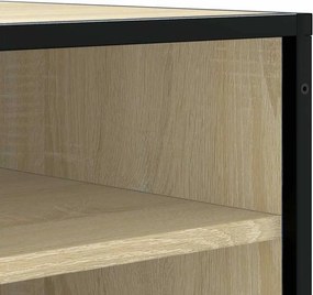 Πάγκος παπουτσιών vidaXL Sonoma Oak 84x40x53,5 cm