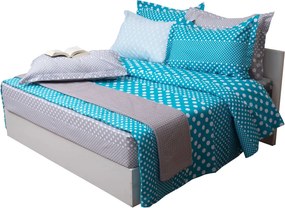 Σεντόνι Ημίδιπλο 170x270 Mix &amp; Match 26 Γκρι Anna Riska