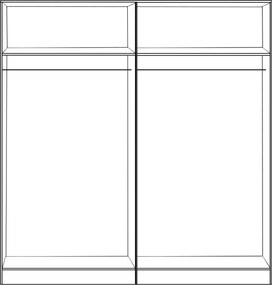 ΣΕΤ 2 ΤΜΧ ΝΤΟΥΛΑΠΑ 4ΦΥΛΛΗ SONAMA 160X42X181 HM11350.02