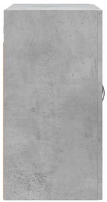 vidaXL Ντουλάπι Τοίχου Γκρι Σκυροδέματος 60x31x60 εκ. Επεξεργ. Ξύλο
