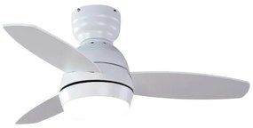Ανεμιστήρας Οροφής Cf-3618 Matt White 36" Με Led Φως Και Τηλεχειριστήριο 85w 5205505901998 IQ 5205505901998
