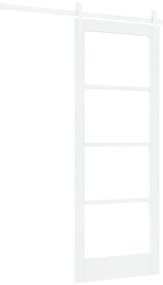 vidaXL Συρόμενη Πόρτα ORKDAL Λευκό 78 x 202 εκ. Μασίφ ξύλο πεύκου