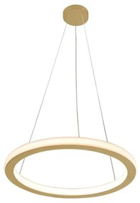 Φωτιστικό Οροφής Κρεμαστό 01381-03 32W LED 3000K 2550Lm D40cm Gold Luma