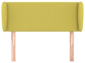 Κεφαλάρι με Πτερύγια Πράσινο 103x23x78/88 εκ. Υφασμάτινο 3117001
