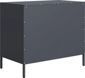 vidaXL Ντουλάπι Ανθρακί 68x39x58,5 εκ. από Χάλυβα Ψυχρής Έλασης