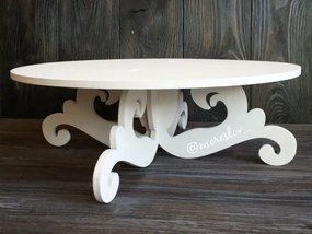 Intra απο ξύλο plywood 3mm-4mm πάχος - Στρογγυλή ξύλινη βάση για τούρτες Δίασταση 30x30 cm Intraeaxys-e1gw3l8o