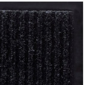 Πατάκι Εισόδου Μαύρο 90 x 60 εκ. από PVC - Μαύρο