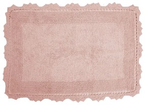 Πατάκι Μπάνιου Des. Lace Blush Pink Anna Riska 50 X 80 50x80cm 100% Cotton