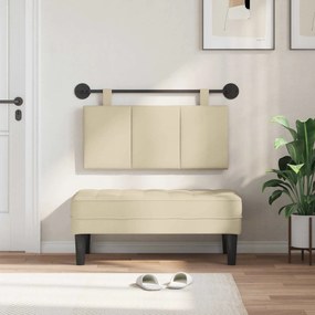 vidaXL Κρεμαστό Κεφαλάρι Κρεμ ύφασμα