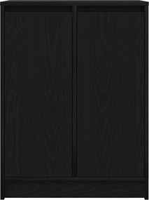 vidaXL Sideboard Μαύρη βελανιδιά 57x34x76 cm Κατασκευασμένο ξύλο