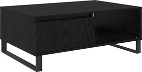 vidaXL Τραπεζάκι σαλονιού Μαύρη Οξυά 90 x 60 x 35 cm