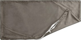 vidaXL Μαξιλάρι με μαξιλάρι HEERLEN 2 τεμ. Ανοιχτό γκρι Βελούδο