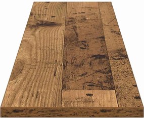 vidaXL Ράφι Βιβλίων 4 pcs Καφέ 100 x 20 x 1,5 cm Επεξεργασμένο ξύλο