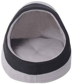 vidaXL Κρεβάτι Γάτας Γκρι και Μαύρο L