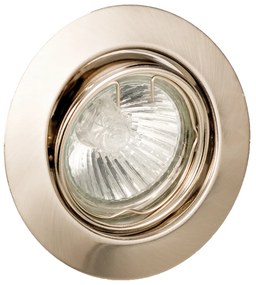 InLight Χωνευτό σποτ από νίκελ ματ μέταλλο 1XGU10 D:9cm 43277-Νίκελ Ματ