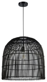 Κρεμαστό Φωτιστικό Οροφής Ε27 Rattan Μαύρο UTEN-35-B Sunlight-UTEN-35-B-Μαύρο UTEN-35-B