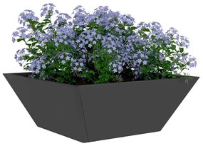 vidaXL Σετ 5 Μαύρων Σακουλών Κήπου 40x40x15 εκ Ατσάλι