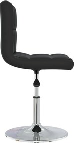 vidaXL Καρέκλα Τραπεζαρίας Μαύρη από Συνθετικό Δέρμα