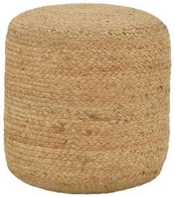 Σκαμπό Ovious Inart μπεζ 100% γιούτα 40x40x40εκ 302-000030