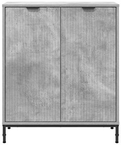 vidaXL Πλαϊνό γραφείο Γκρι σκυροδέματος 69.5 x 33 x 82 εκ.