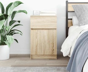 VidaXL Κομοδίνο Sonoma Δρυς 39x35x65 εκ. από Επεξεργασμένο Ξύλο