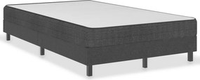 vidaXL Πλαίσιο Κρεβατιού Boxspring Γκρι 120 x 200 εκ. Υφασμάτινο