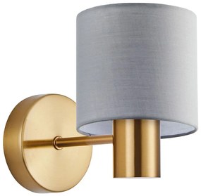 Φωτιστικό Τοίχου - Απλίκα Adept 77-8305 14x23x17cm 1xE27 60W Gold-Grey Homelighting