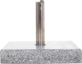 ΒΑΣΗ ΟΜΠΡΕΛΑΣ ΓΡΑΝΙΤΗ 60KG ΜΕ ΧΕΡΟΥΛΙ &amp; ΡΟΔΕΣ HM6565--ΣΩΛΗΝΑΣ ΔΙΑΜΕΤΡΟΥ Φ58