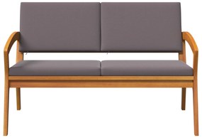vidaXL Πάγκος Κήπου  με Μαξιλάρια 115x70x72 εκ. από Μασίφ Ξύλο Ακακίας