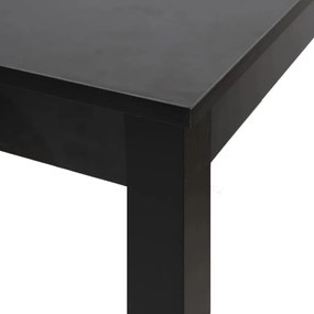 vidaXL Τραπέζι Μπαρ Μαύρο 55 x 55 x 107 εκ. από MDF