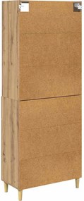 vidaXL Highboard Artisan Oak 69,5 x 34 x 180 εκ. Επεξεργασμένο Ξύλο