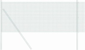 vidaXL Συγκολλητός φράχτης από σύρμα Πράσινο