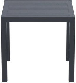 Τραπέζι πολυπροπυλένιου Ares 80x80 Ανθρακί