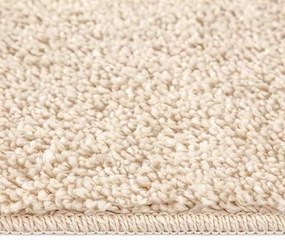 vidaXL Αντιολισθητικό Σαγκί Χαλάκι Κρεμ 200 x 200 cm PP