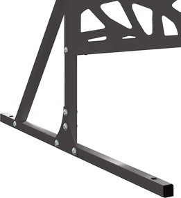 vidaXL Οθόνη Ιδιωτικότητας 100 x 50 x 180 εκ. Ατσάλι Μαύρο