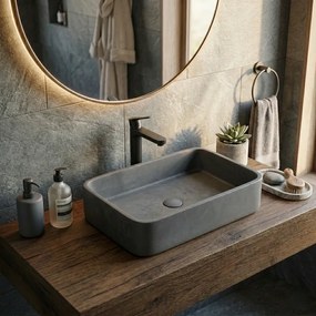 Tema Gordion Cement 60x40 - Επιτραπέζιος Ρητινούχος Νιπτήρας