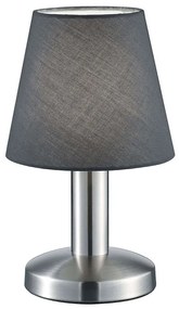 Φωτιστικό Επιτραπέζιο Mats II 599700142 14x24cm 1xE14 40W Nickel-Grey Trio Lighting