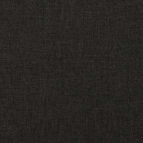Υποπόδιο Μαύρο 78 x 56 x 32 εκ. από Ύφασμα - Μαύρο