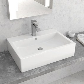 Νιπτήρας Επικαθήμενος LT 2001 61x44x14,5cm White Karag Πορσελάνη