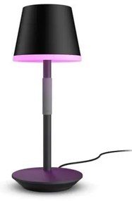 Έξυπνο Φορητό Στεγανό Φωτιστικό Led 6W IP54 RGBW Hue Go Philips Hue-929003128501-Μαύρο 929003128501