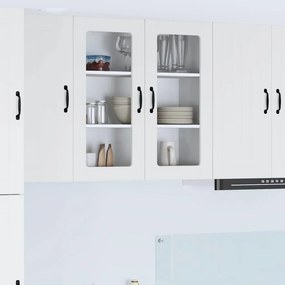 vidaXL Ραφιέρα τοίχου LUCCA Λευκό 80 x 31 x 80 εκ. Επεξεργασμένο Ξύλο
