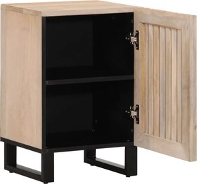 vidaXL Ντουλάπι Μπάνιου 38x34x58 εκ. από Μασίφ Ξύλο Μάνγκο