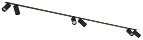 Σποτ Φωτιστικό Ράγας 6xGU10 10W IP20 Mono Surface Nowodvorski-7837-Μαύρο 7837