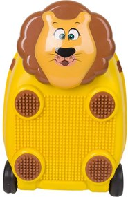 Παιδική Βαλίτσα Zoolittle Trolly Lion με Τουβλάκια