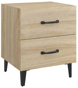 vidaXL Κομοδίνα 2 τεμ. Sonoma Δρυς 40 x 35 x 47,5 εκ.