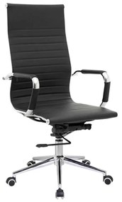 Καρέκλα Γραφείου BF3300 PU Μαύρο 55x64x108/118cm