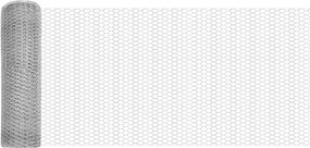 vidaXL Στύλος Περιφράξεων Ασημί 25 x 1 μ (13 mm πλέγμα) Ατσάλι