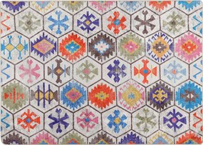 vidaXL Χαλί Πλενόμενο Αντιολισθητικό Πολύχρωμο 80 x 150 εκ.