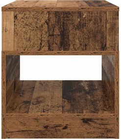 vidaXL End Table Παλιό ξύλο 40,5 x 40 x 45 εκ Επεξεργασμένο ξύλο